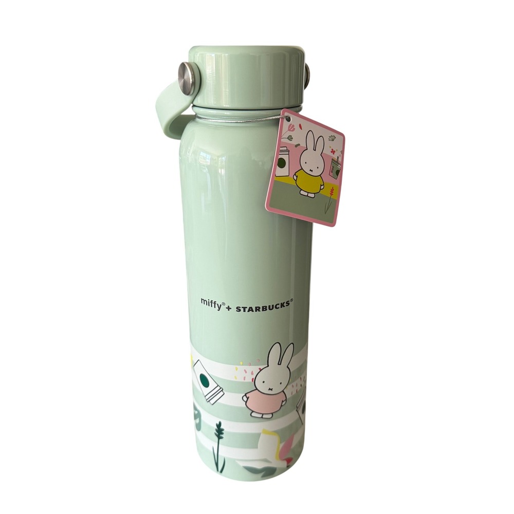 STARBUCKS x MIFFY Stainless Water hot cold Bottle 27oz Summer 2026 with handle